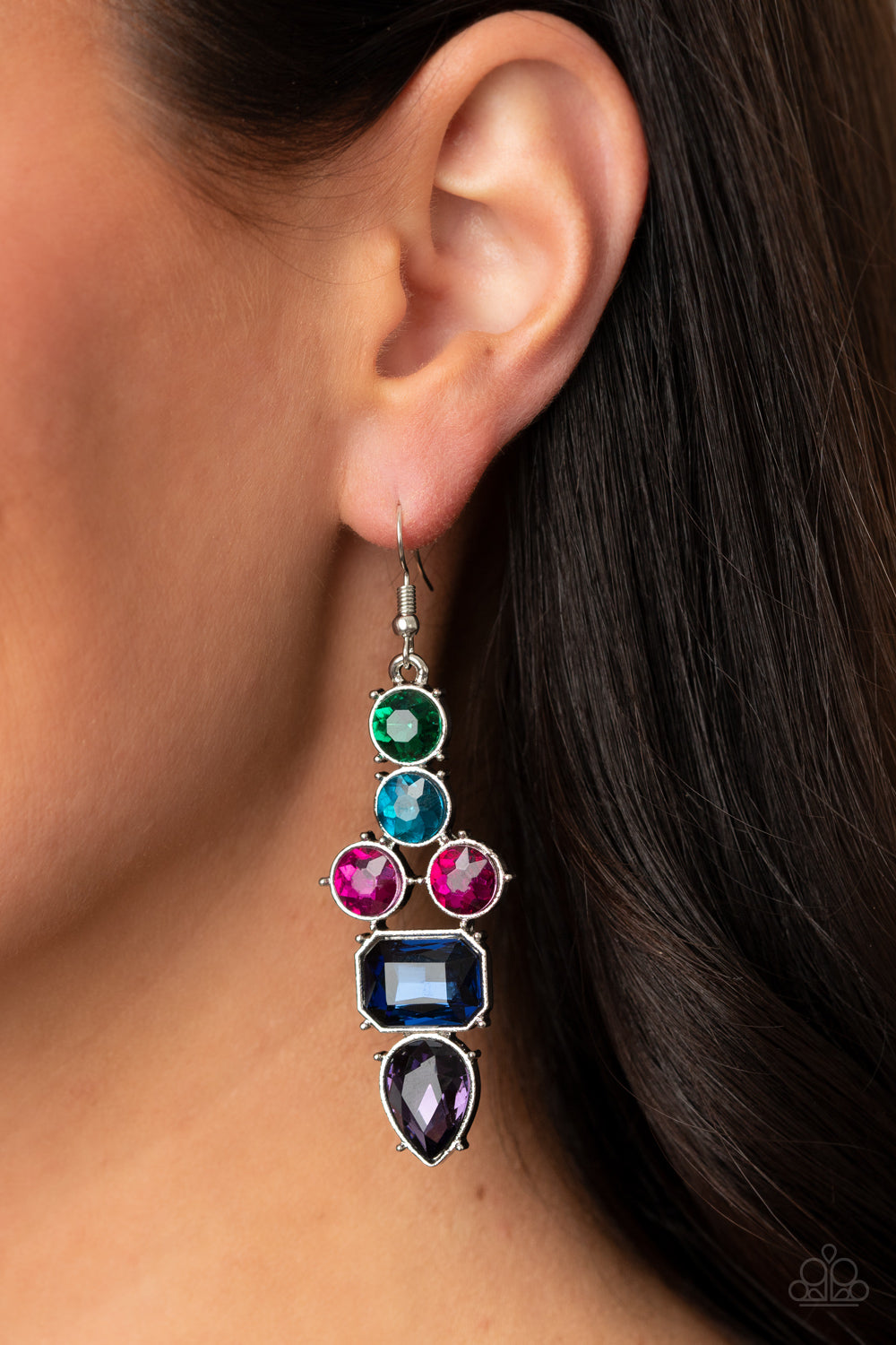 Paparazzi ♥ Look At Me GLOW! - Blue ♥ Earrings