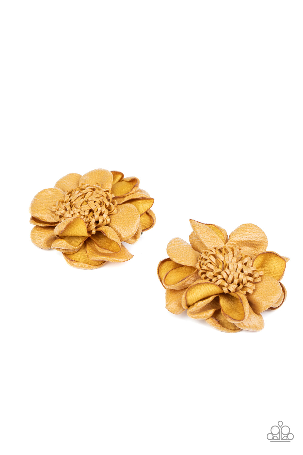 Paparazzi ♥ Full On Floral - Yellow ♥ Hair Clip