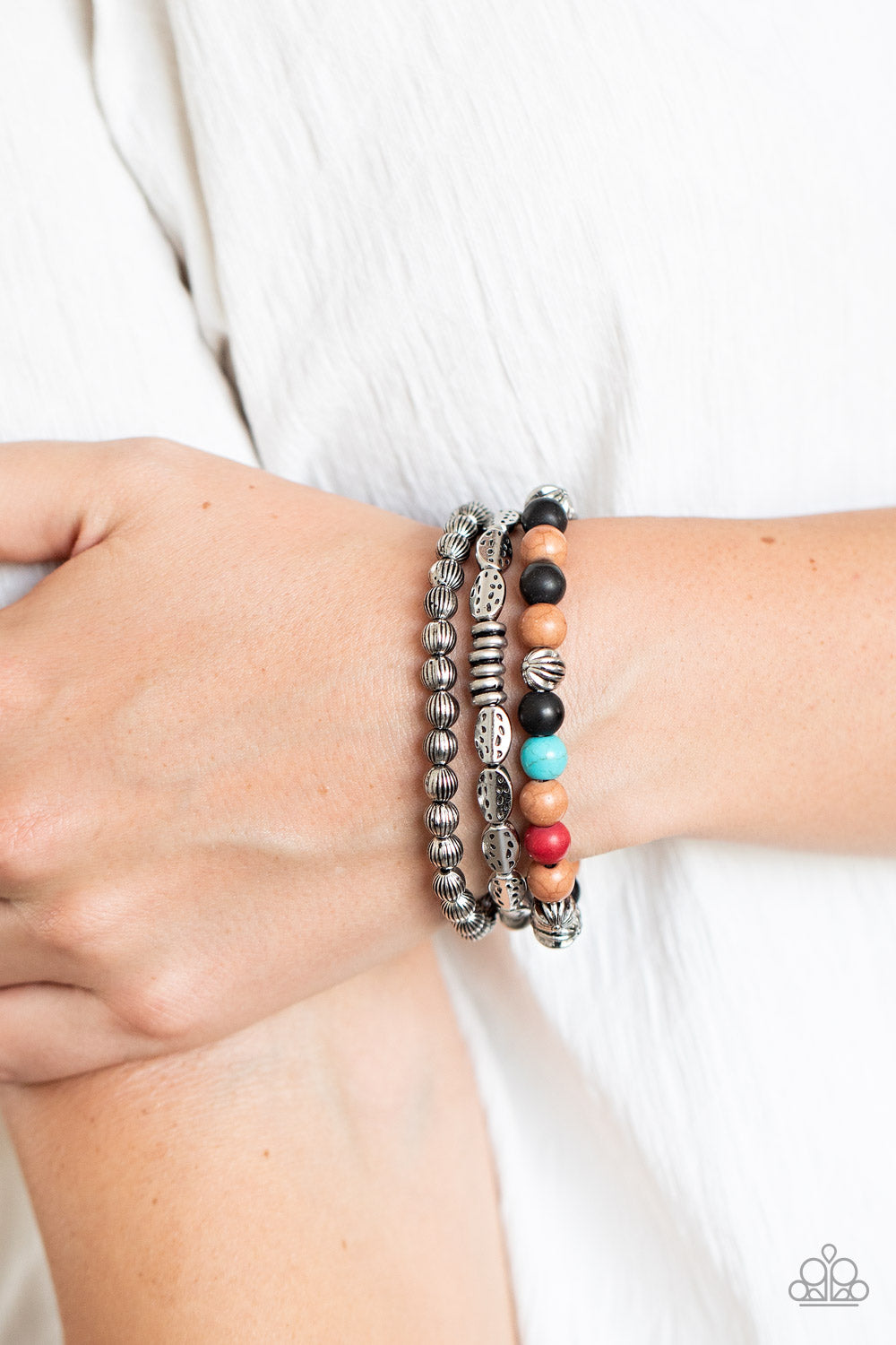 Paparazzi ♥ Trail Mix Mecca - Multi ♥ Bracelet