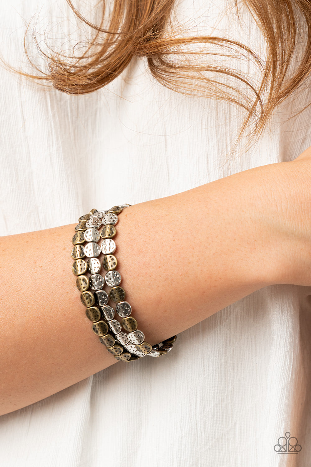 Paparazzi ♥ Hammered Heirloom - Multi ♥ Bracelet