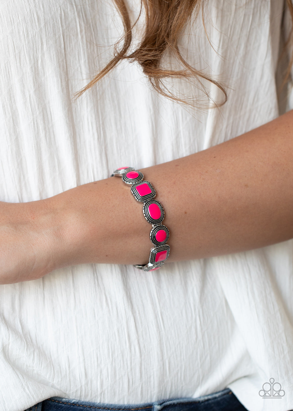 Paparazzi ♥ Vividly Vintage - Pink ♥ Bracelet