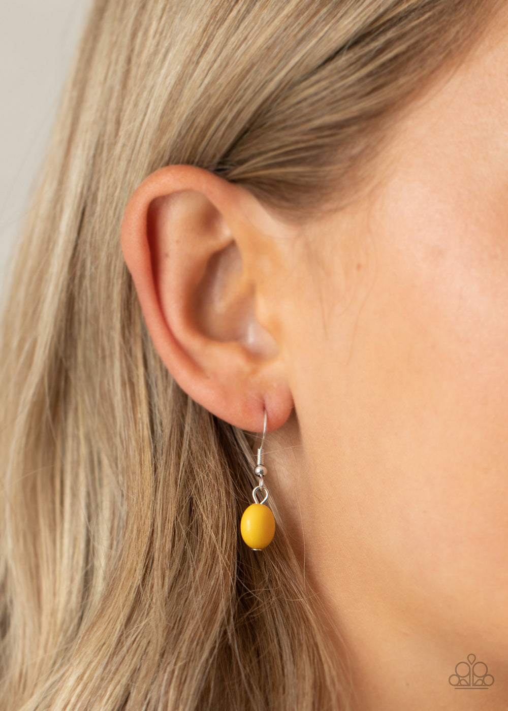 Paparazzi ♥ When I GLOW Up - Yellow ♥ Necklace