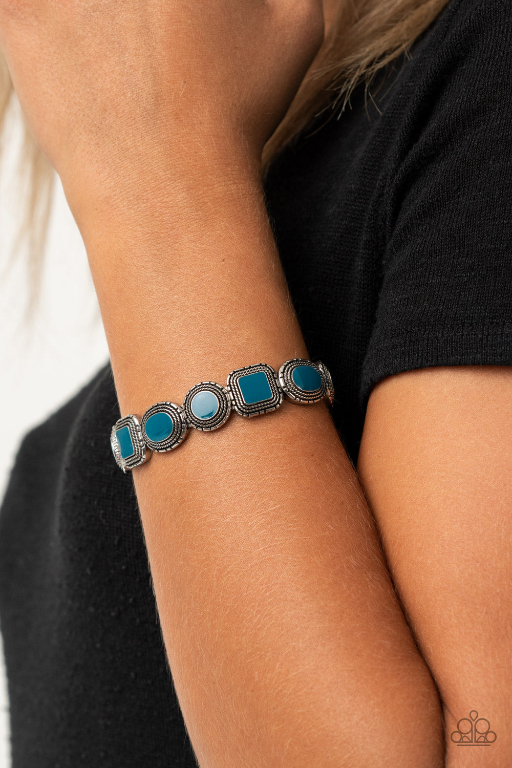 Paparazzi ♥ Vividly Vintage - Blue ♥ Bracelet