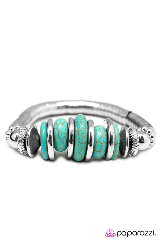 Paparazzi ♥ Temptress - Blue ♥ Bracelet