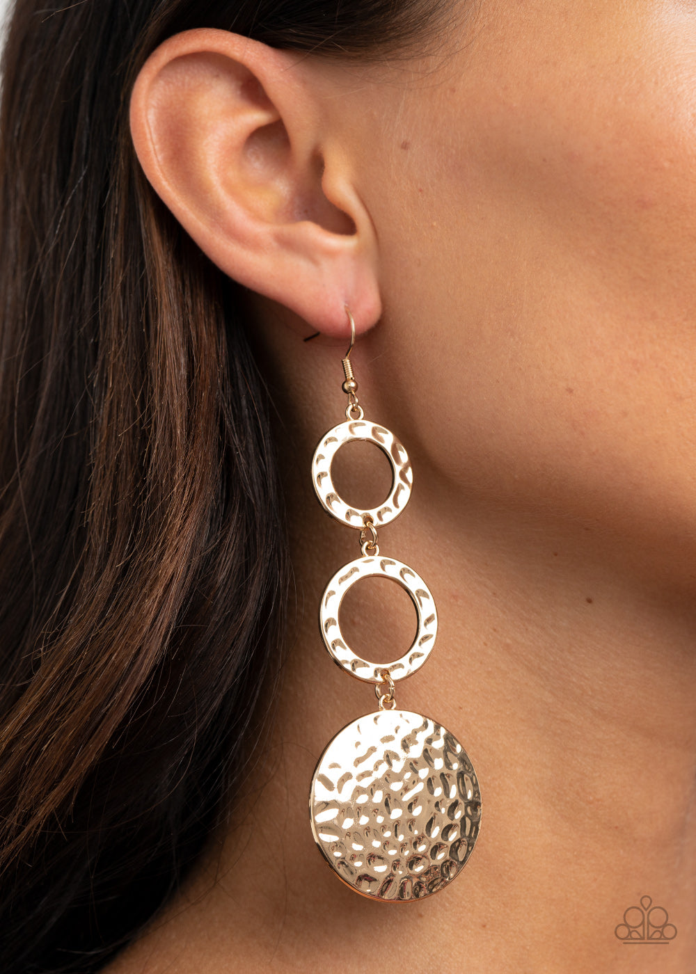 Paparazzi ♥ Blooming Baubles - Gold ♥ Earrings