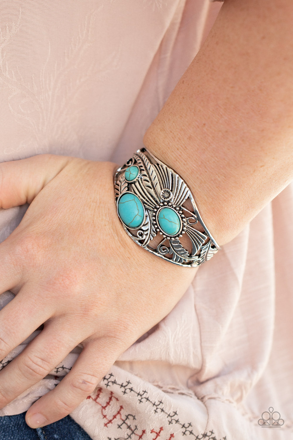 Paparazzi ♥ Mojave Moods - Blue ♥ Bracelet