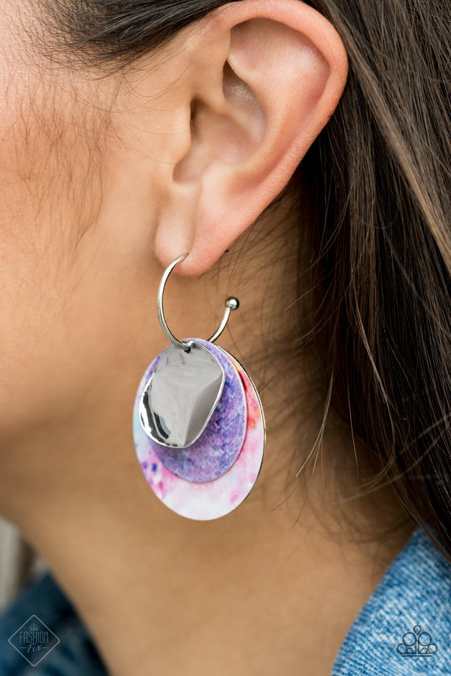Paparazzi ♥ Ride or TIE DYE - Multi ♥ Earrings