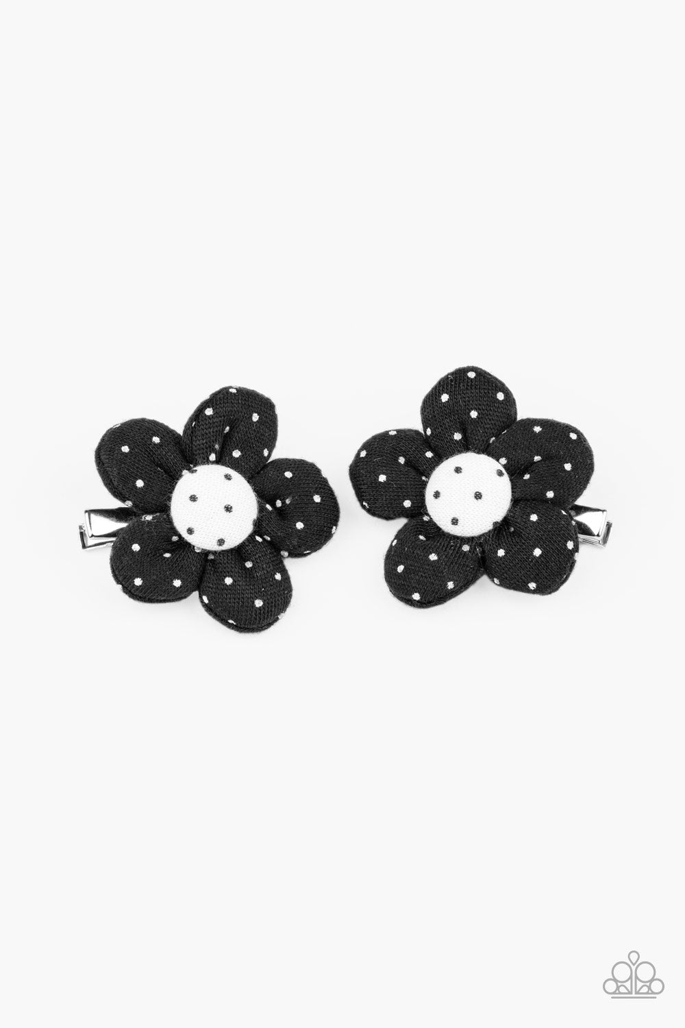 Paparazzi ♥ Polka Dotted Delight - Black ♥ Hair Clip