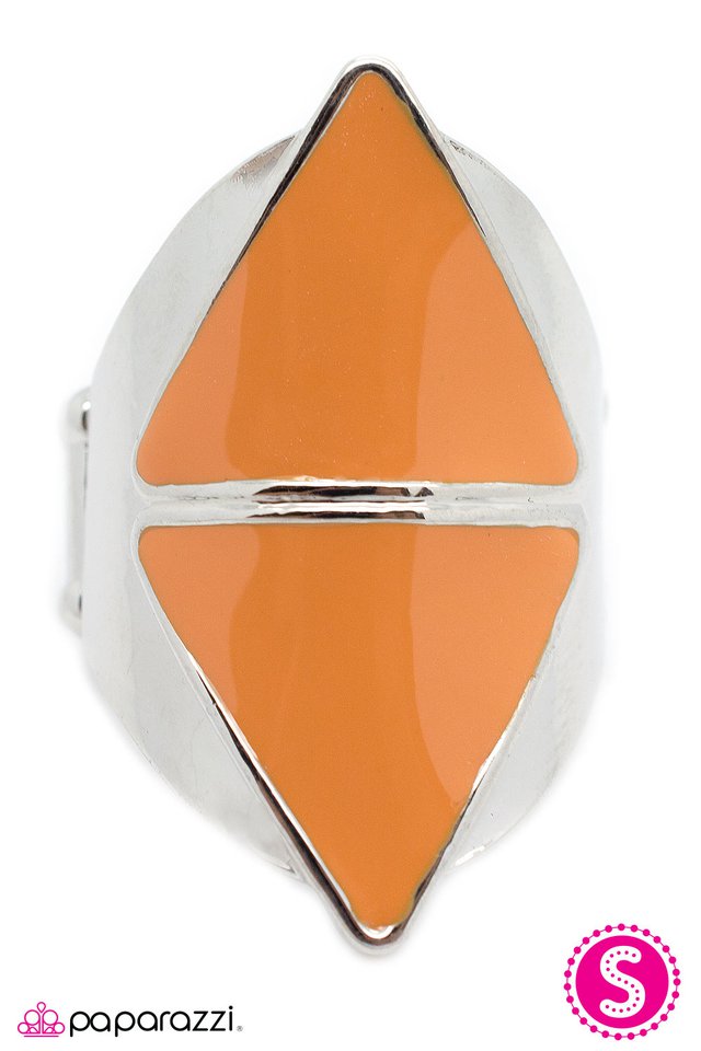 Paparazzi ♥ May I Be Direct? - Orange ♥ Ring