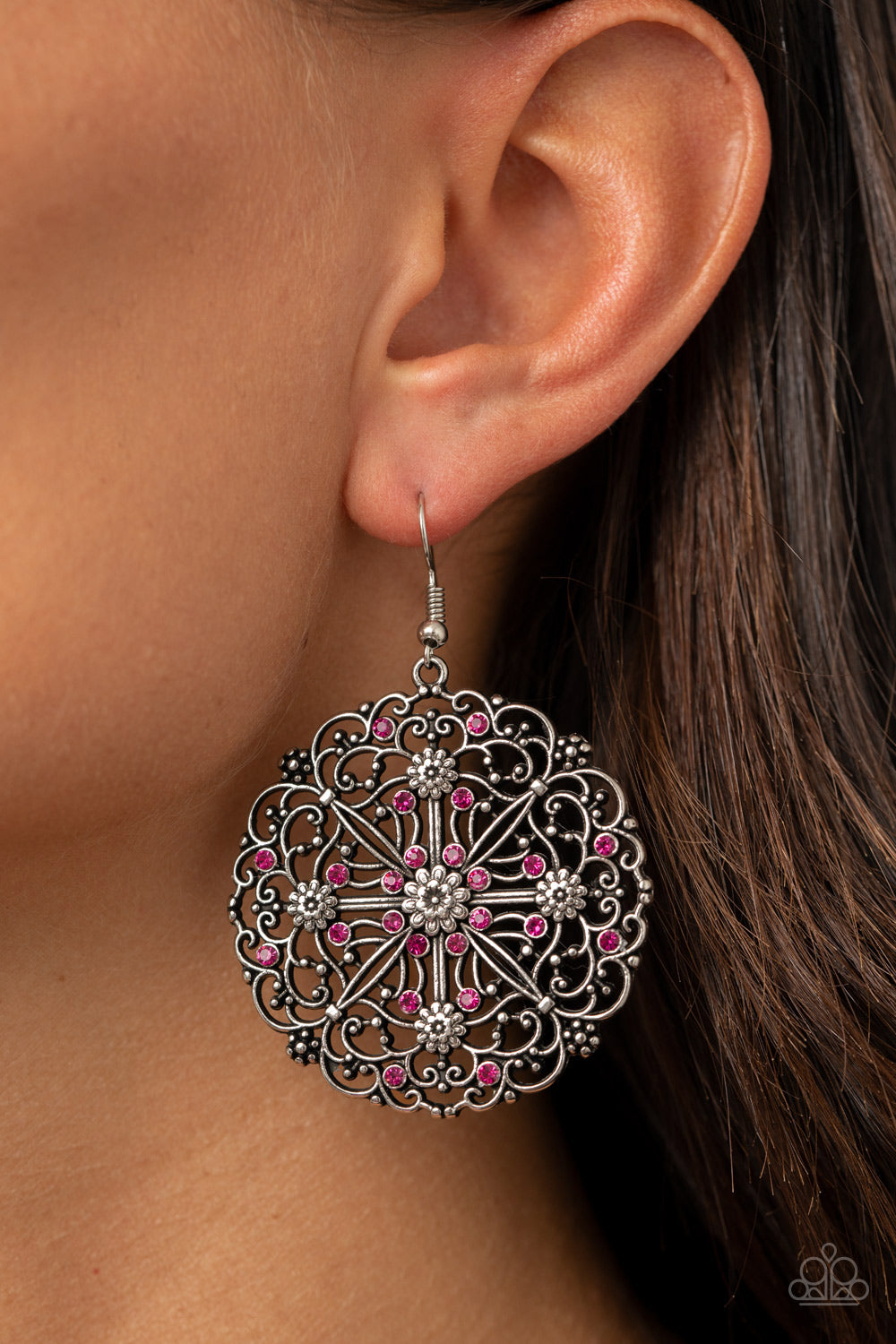 Paparazzi ♥ Oh MANDALA! - Pink ♥ Earrings