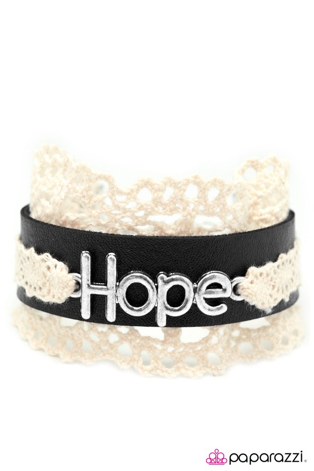 Paparazzi ♥ Finding Hope - Black ♥ Bracelet