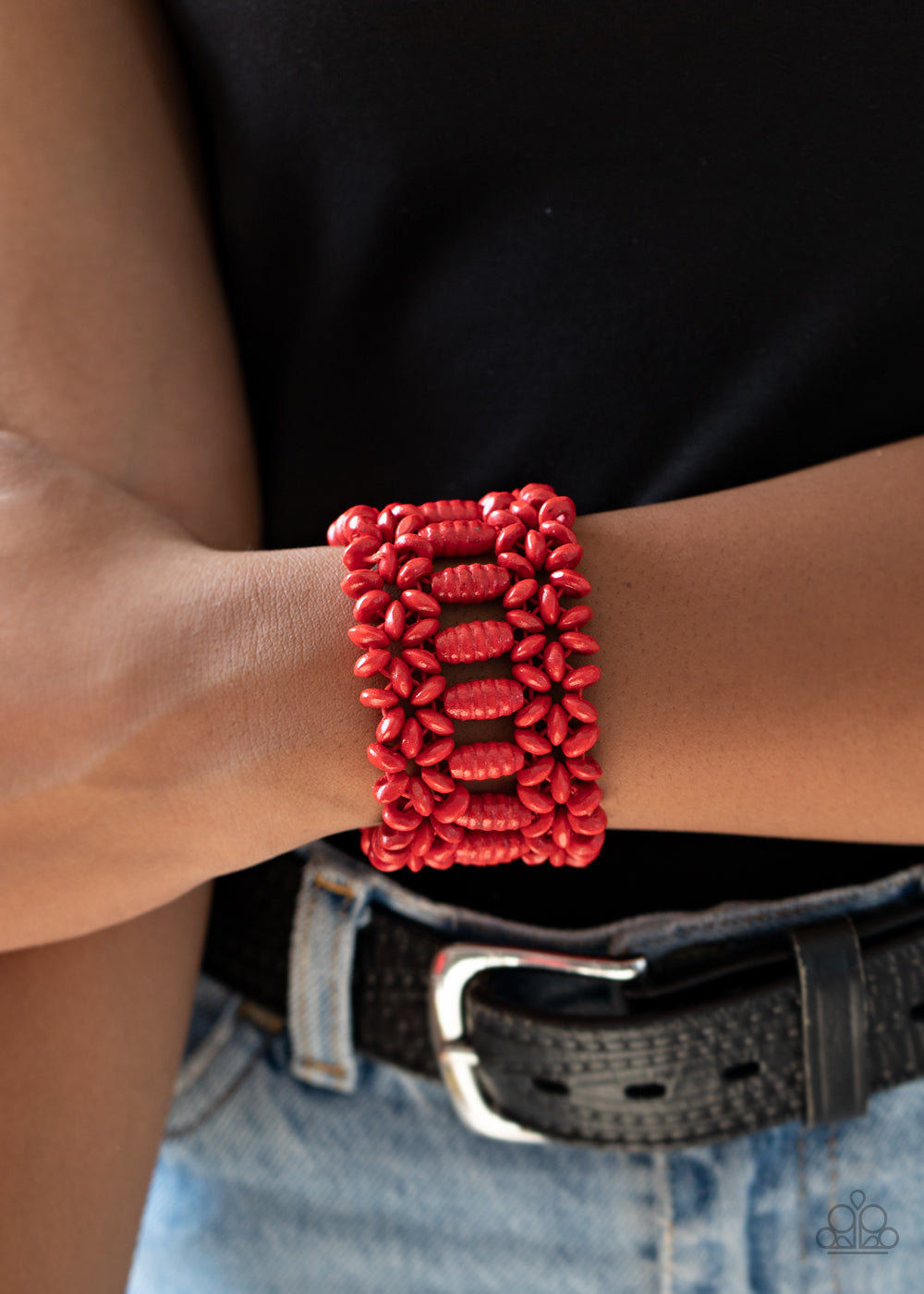 Paparazzi ♥ Fiji Flavor - Red ♥ Bracelet