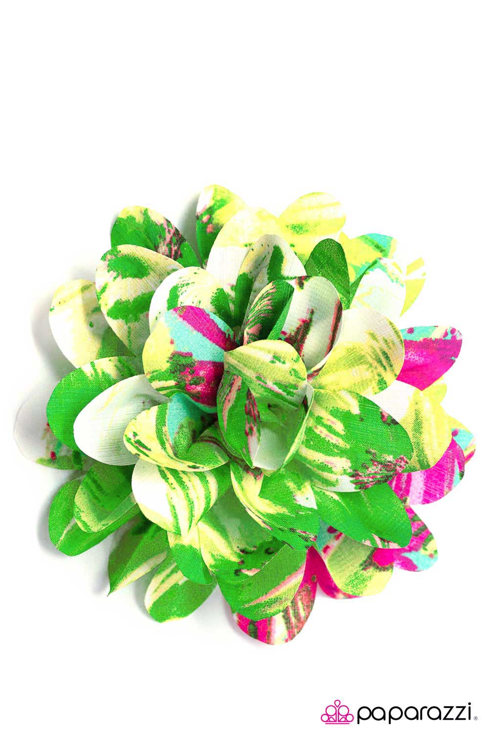 Paparazzi ♥ Aloha - Green ♥ Hair Clip