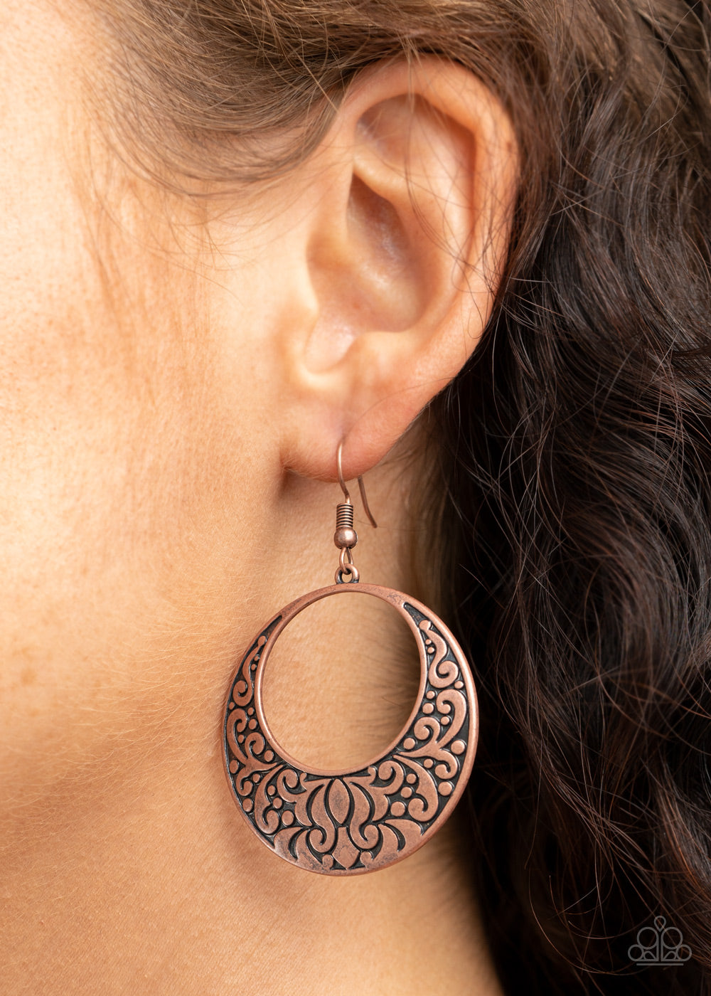 Paparazzi ♥ Secret Groves - Copper ♥ Earrings