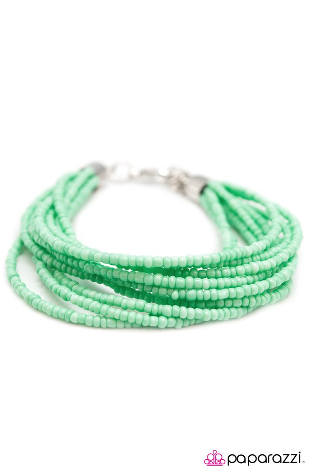 Paparazzi ♥ Could You Be More PACIFIC? - Green ♥ Bracelet