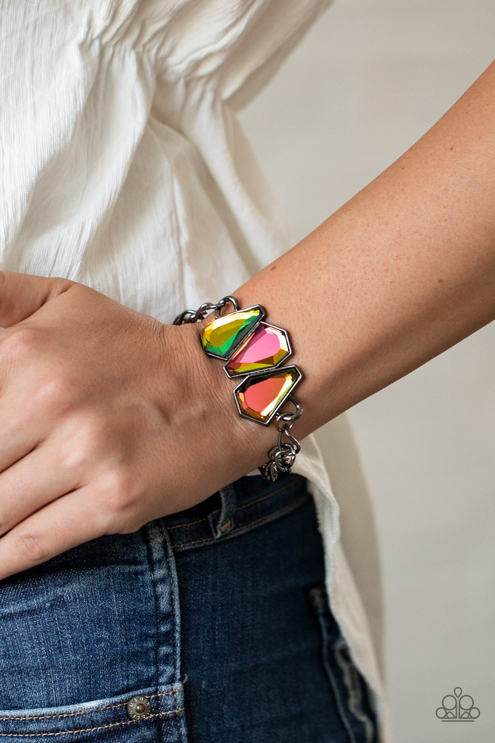 Paparazzi ♥ Raw Radiance - Multi ♥ Bracelet