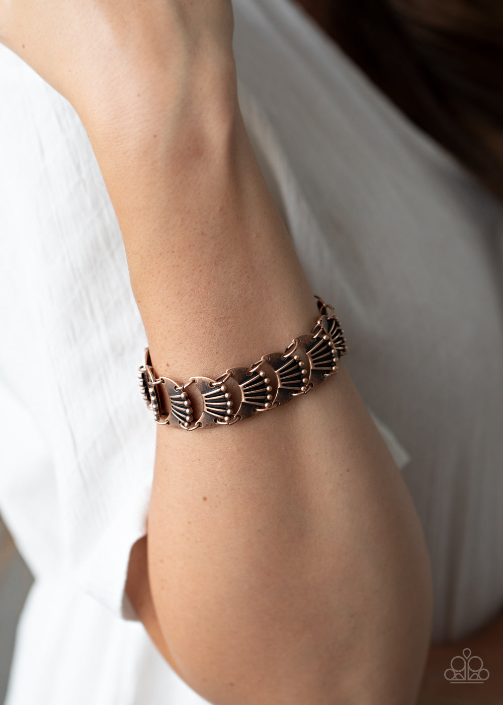 Paparazzi ♥ Moonlit Mesa - Copper ♥ Bracelet