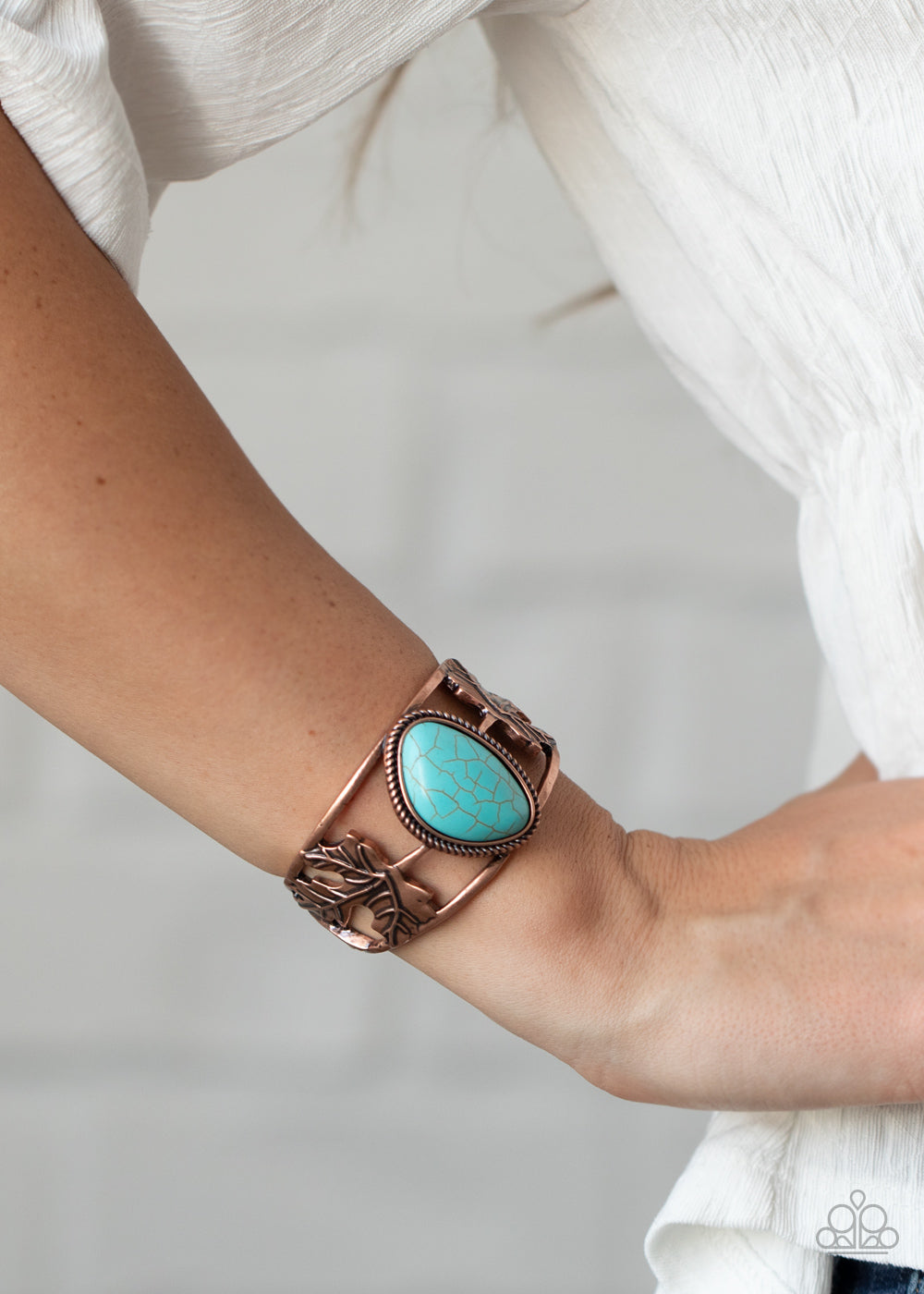 Paparazzi ♥ Sahara Seasons - Copper ♥ Bracelet