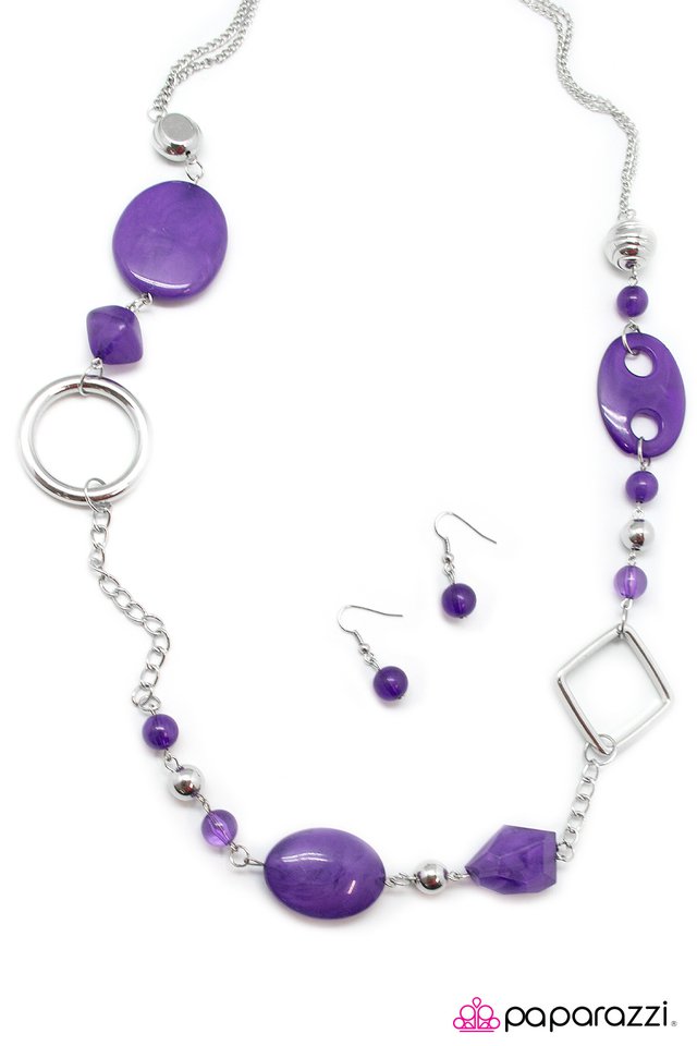 Paparazzi ♥ Shadow Dancer - Purple ♥ Necklace
