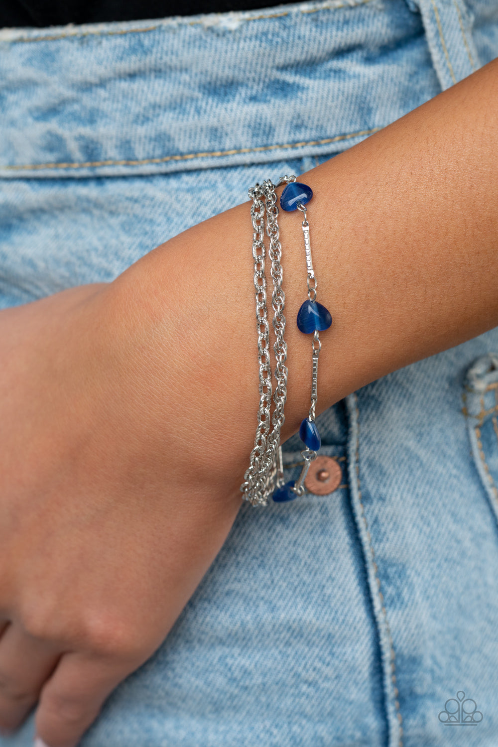 Paparazzi ♥ To Love and Adore - Blue ♥ Bracelet