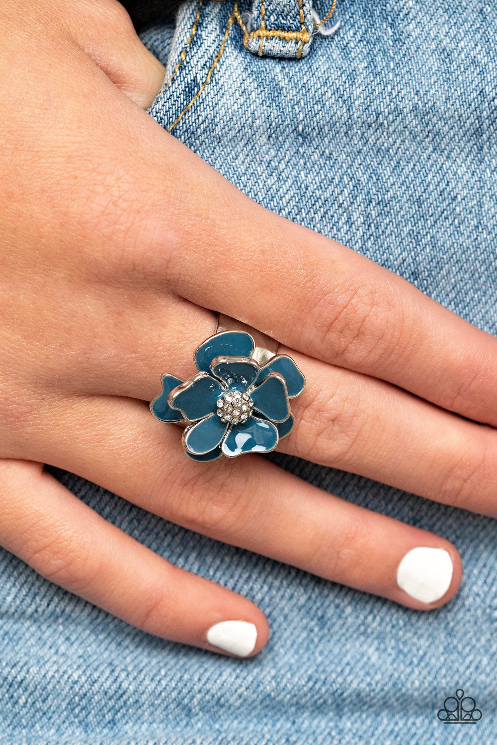 Paparazzi ♥ Hibiscus Holiday - Blue ♥ Ring