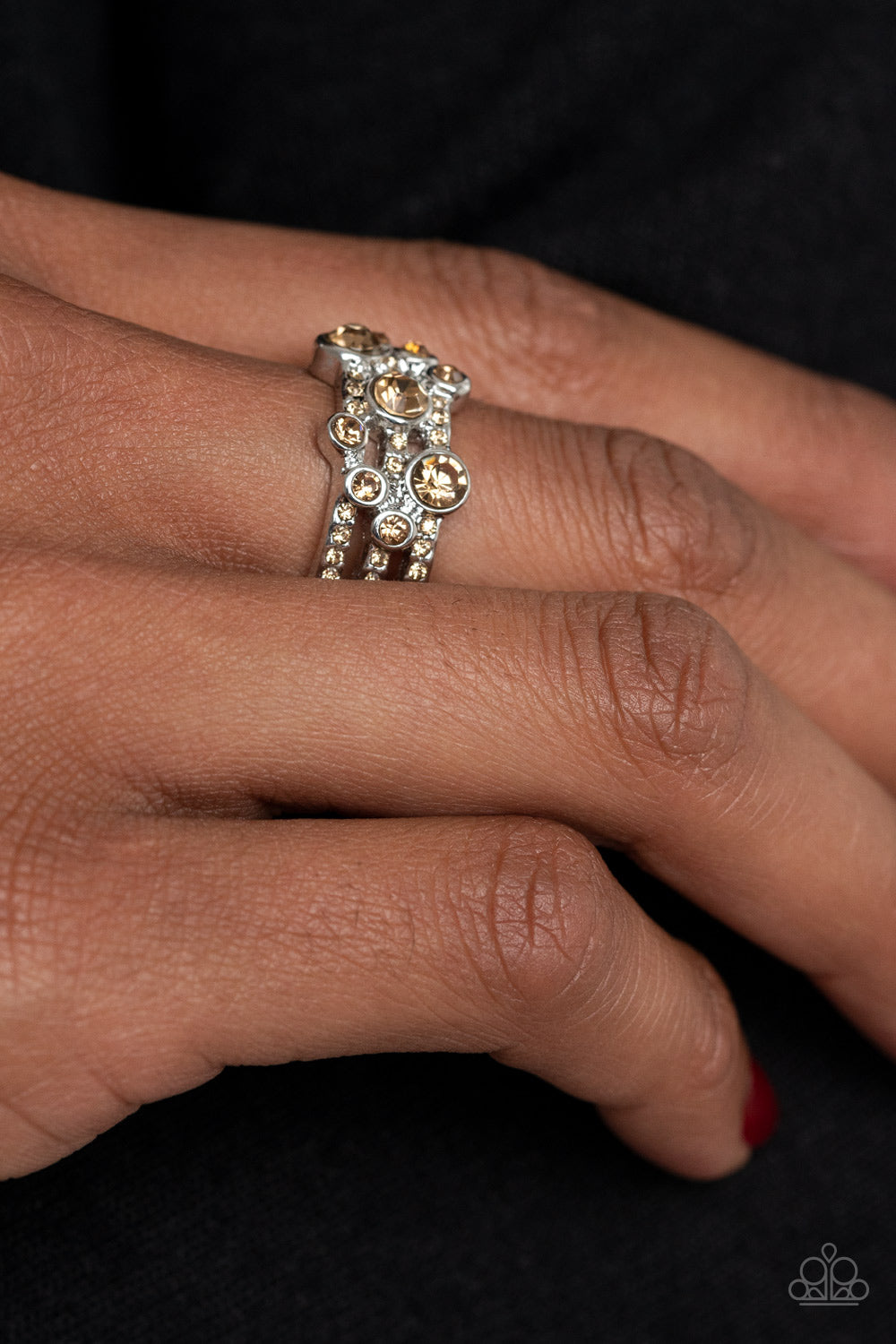 Paparazzi ♥ Bubbly Effervescence - Brown ♥ Ring