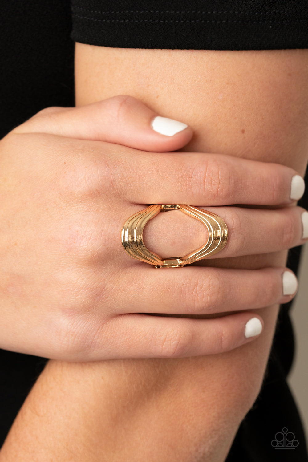 Paparazzi ♥ Keep An Open Mind - Gold ♥ Ring