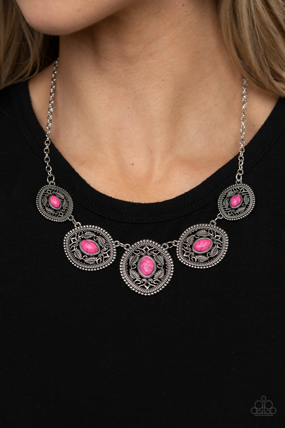 Paparazzi ♥ Alter ECO - Pink ♥ Necklace