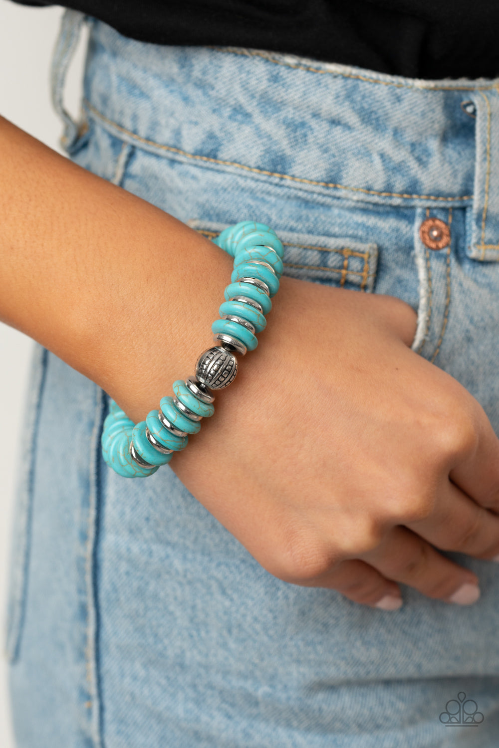 Paparazzi ♥ Eco Experience - Blue ♥ Bracelet