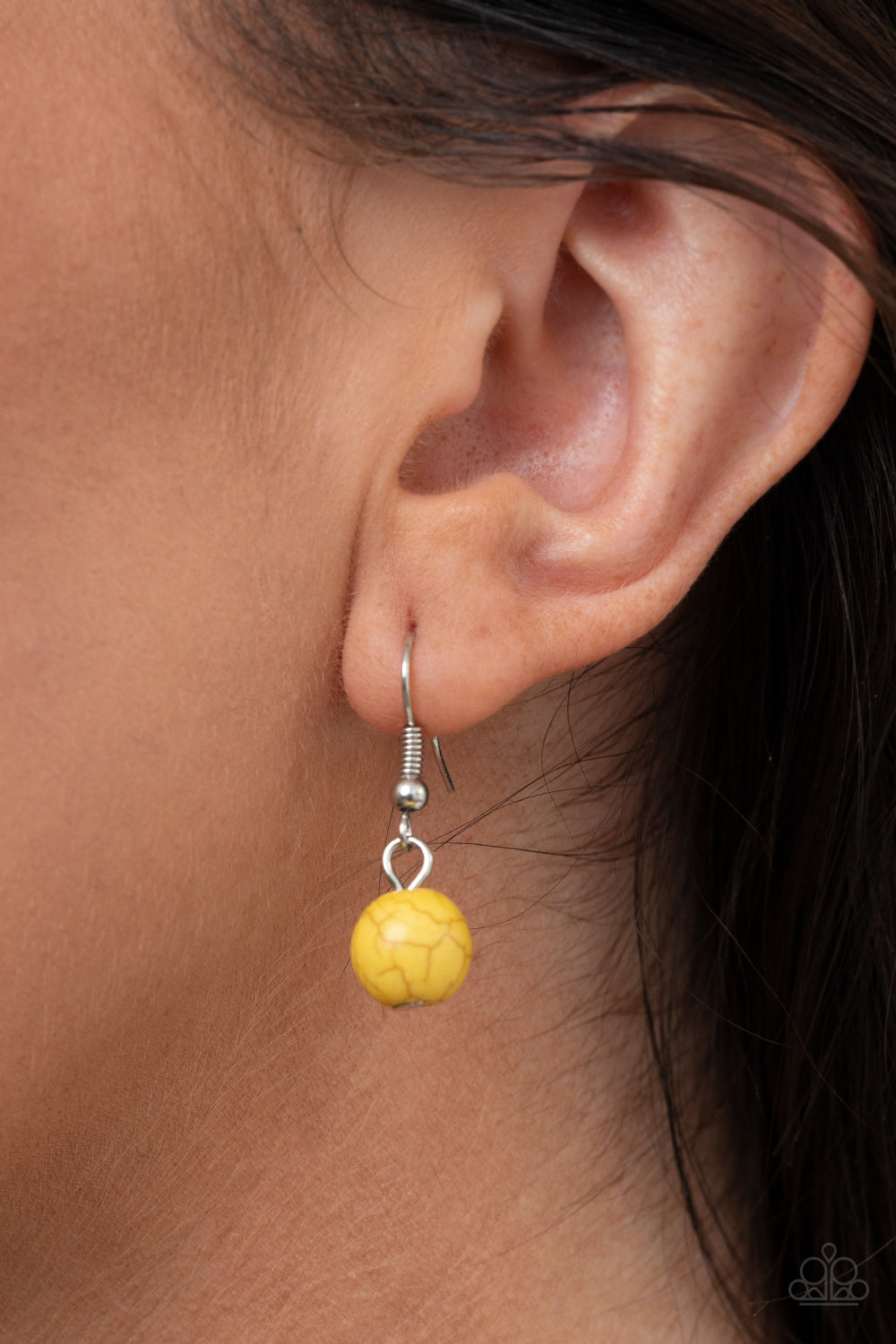 Paparazzi ♥ Bountiful Badlands - Yellow ♥ Necklace