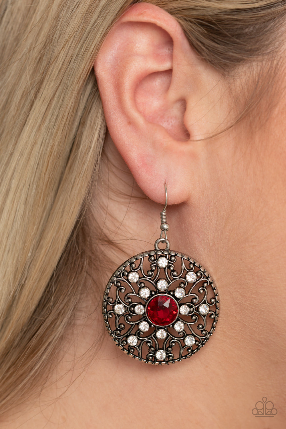 Paparazzi ♥ GLOW Your True Colors - Red ♥ Earrings