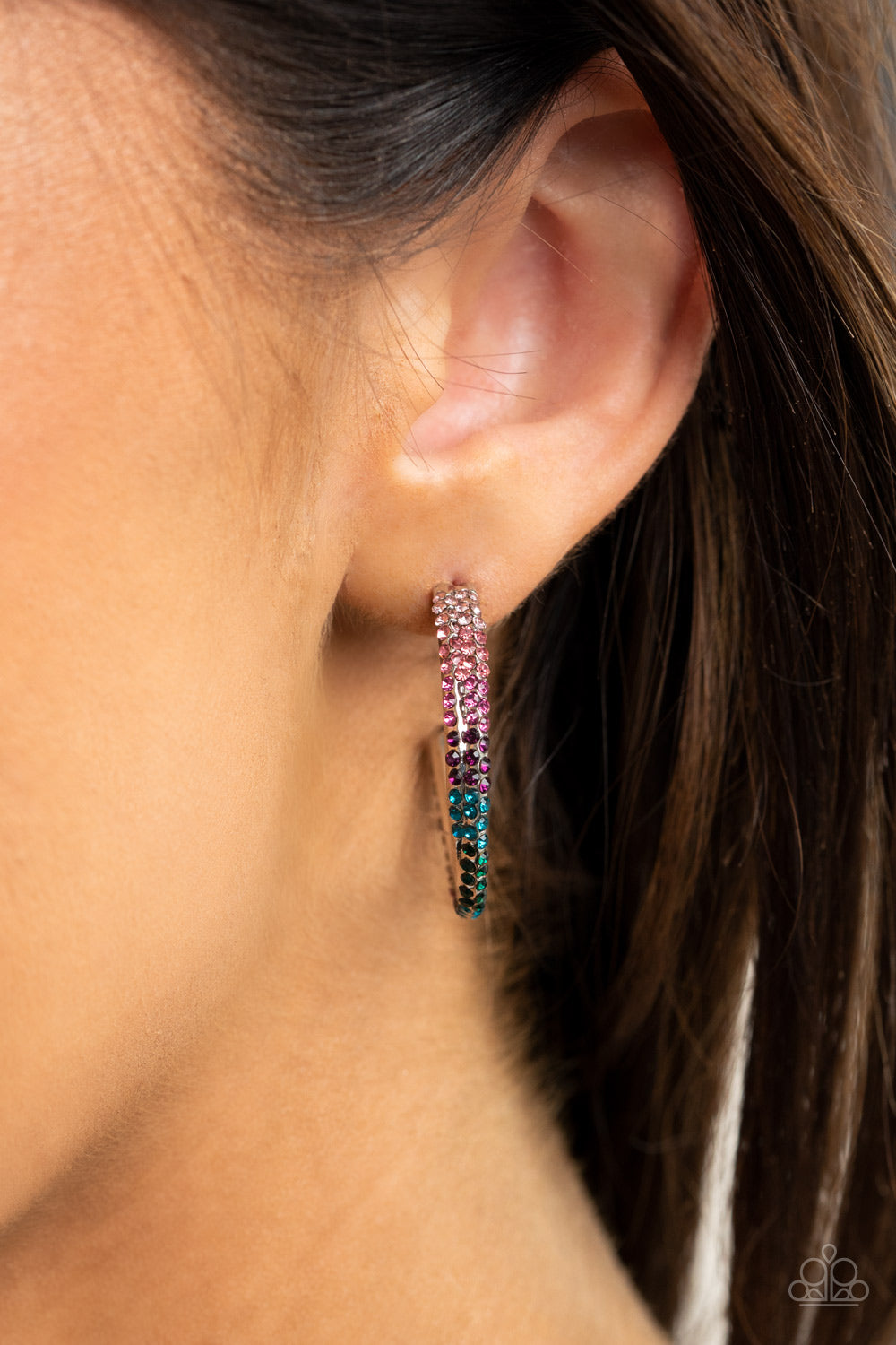Paparazzi ♥ Trail Of Twinkle - Multi ♥ Earrings