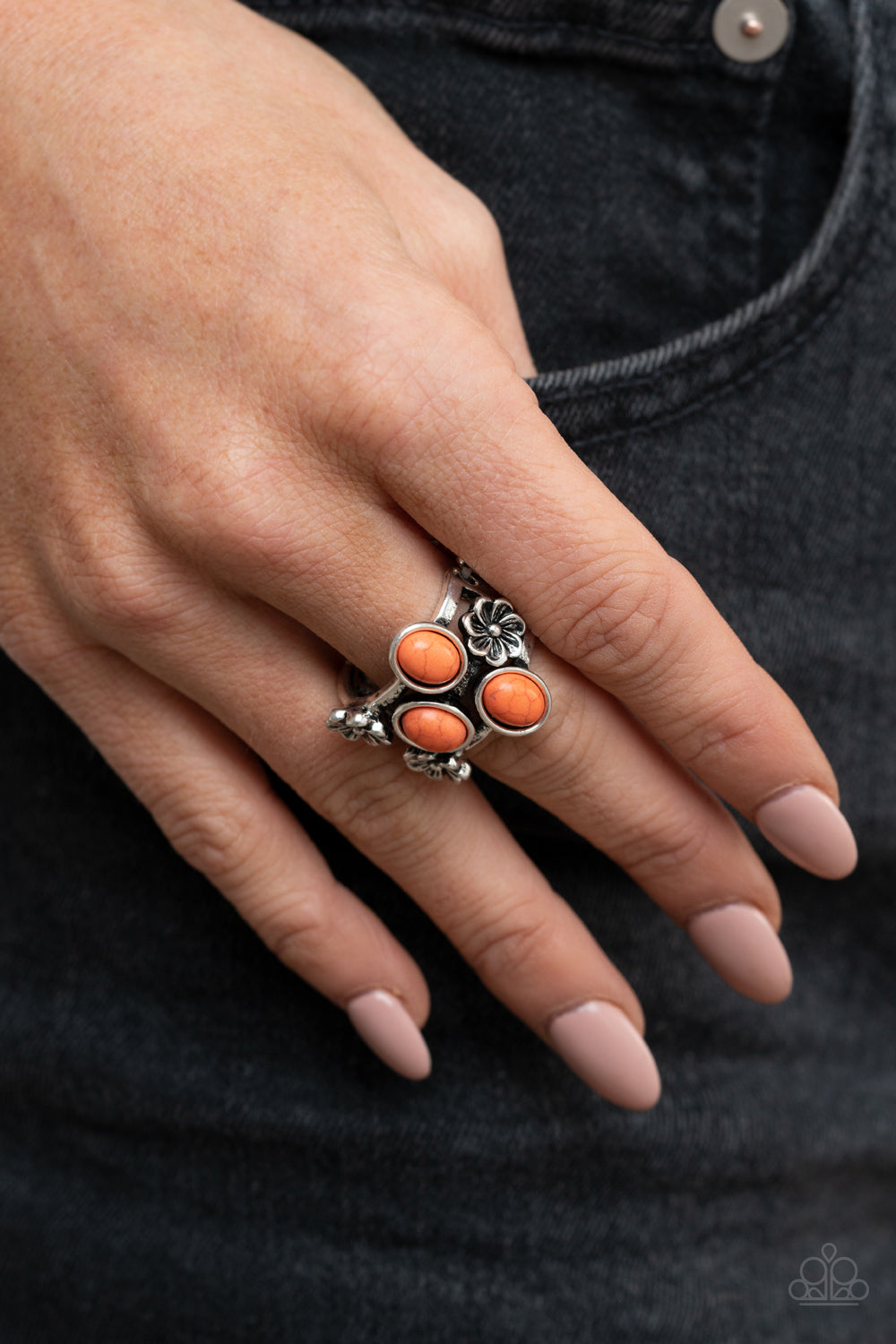 Paparazzi ♥ Primitive Paradise - Orange ♥ Ring