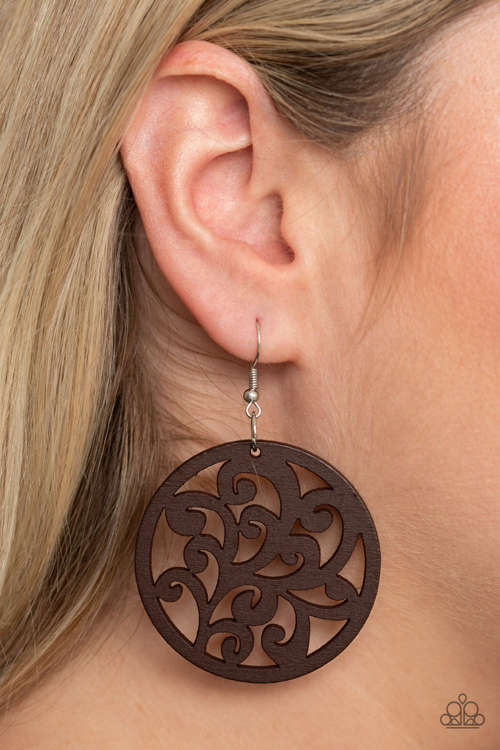 Paparazzi ♥ Fresh Off The Vine - Brown ♥ Earrings