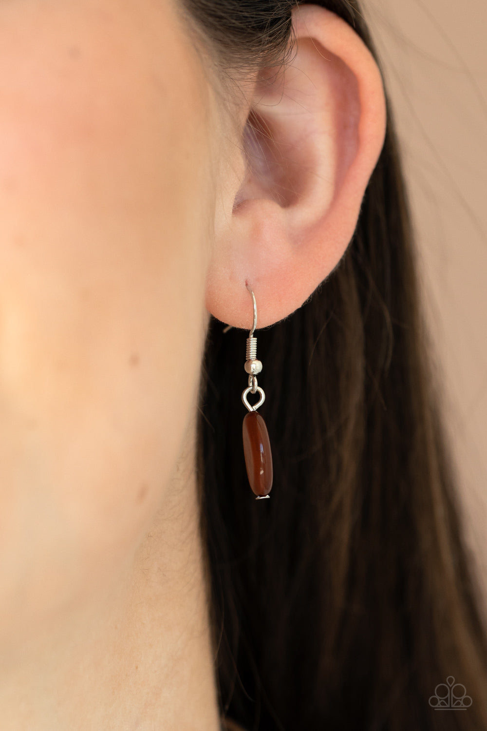 Paparazzi ♥ Lay Down Your CHARMS - Brown ♥ Necklace