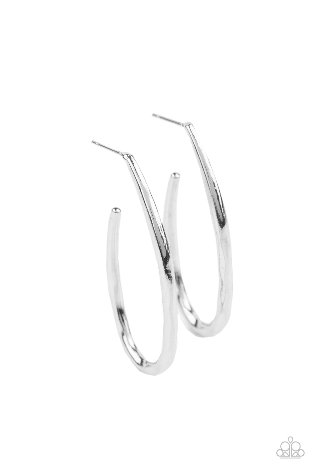 Paparazzi ♥ Totally Hooked - Silver ♥ Earrings – LisaAbercrombie