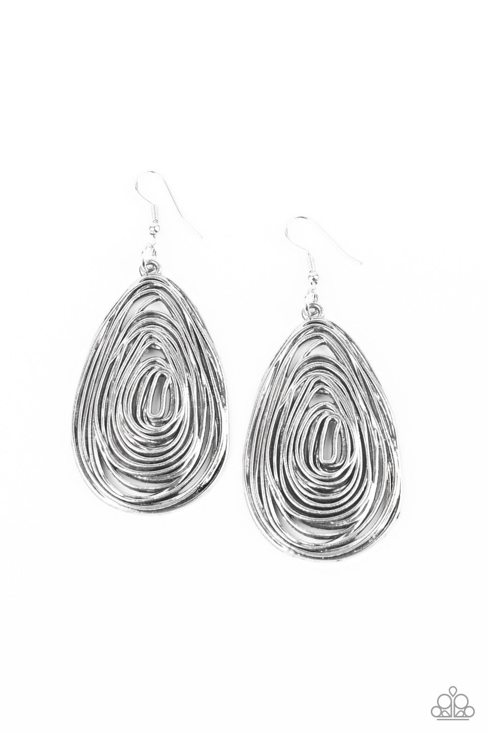 Paparazzi ♥ Rural Ripples - Silver ♥ Earrings – LisaAbercrombie