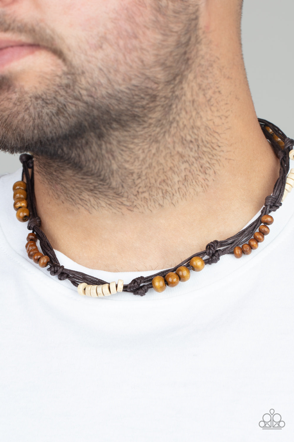 Paparazzi ♥ Tiki Tour - Brown ♥ Necklace