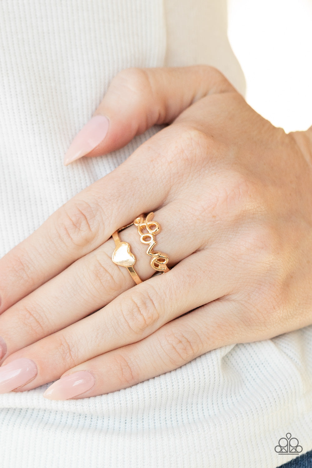 Paparazzi ♥ Heartstring Harmony - Gold ♥ Ring