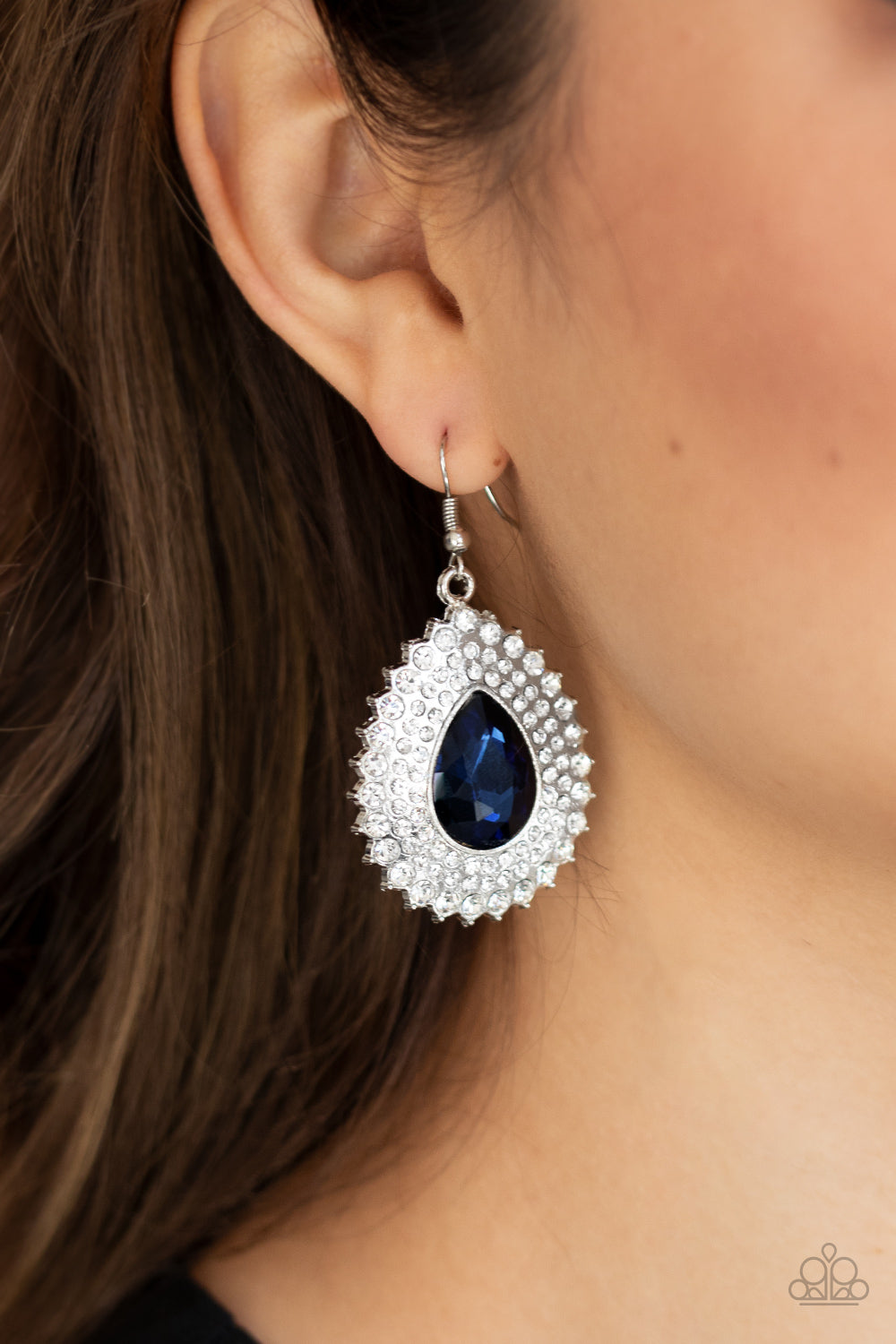 Paparazzi ♥ Exquisitely Explosive - Blue ♥ Earrings