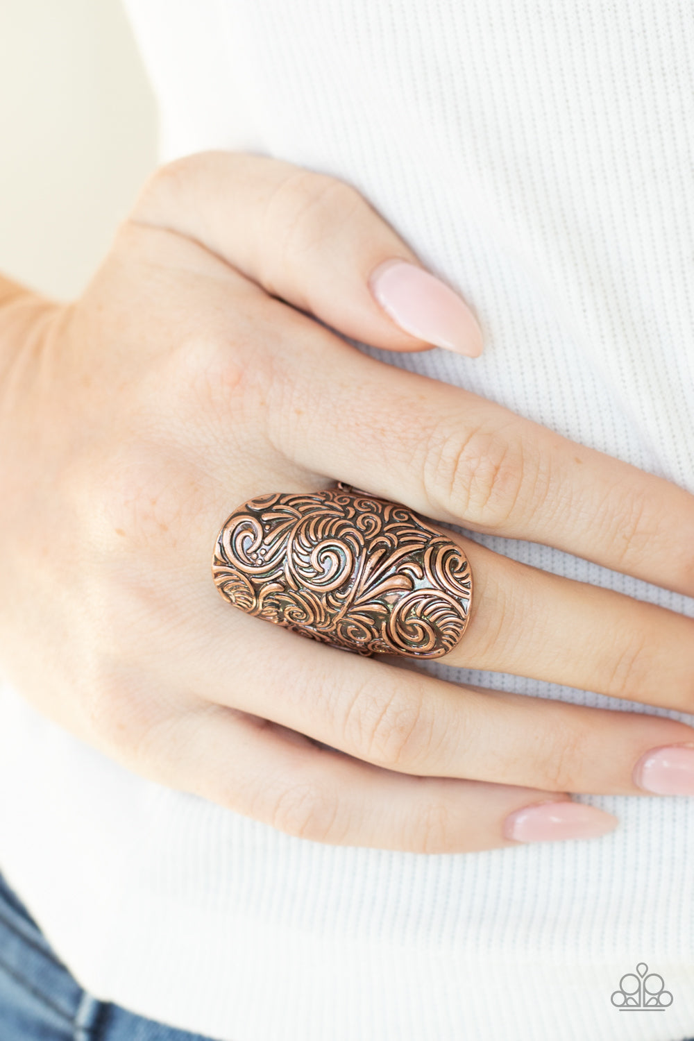 Paparazzi ♥ Paisley Paradise - Copper ♥ Ring