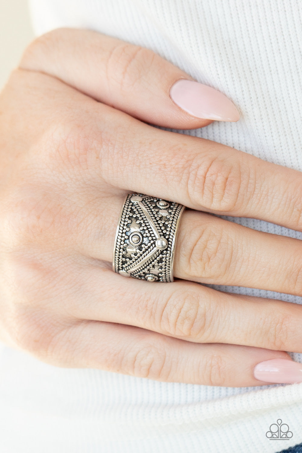 Paparazzi ♥ Primal Patterns - Silver ♥ Ring