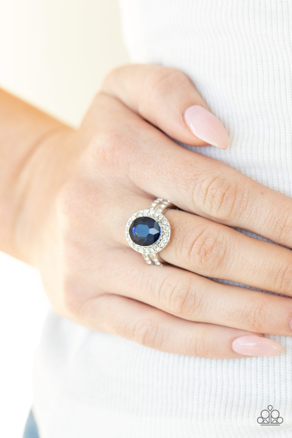Paparazzi ♥ Unstoppable Sparkle - Blue ♥ Ring