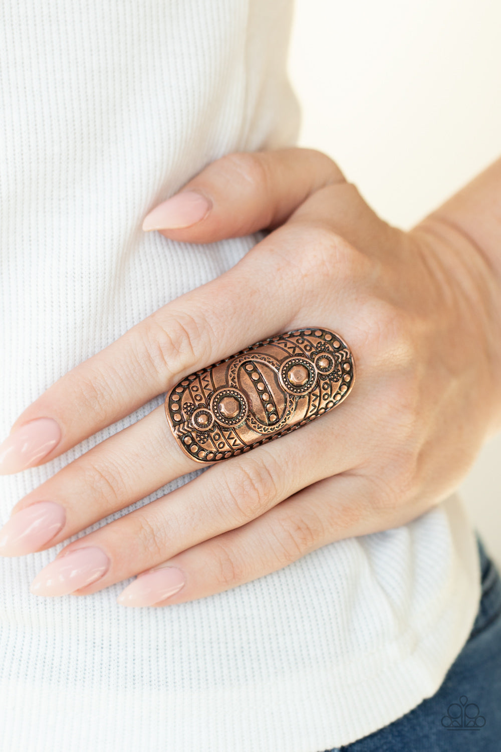 Paparazzi ♥ Tiki Trail - Copper ♥ Ring