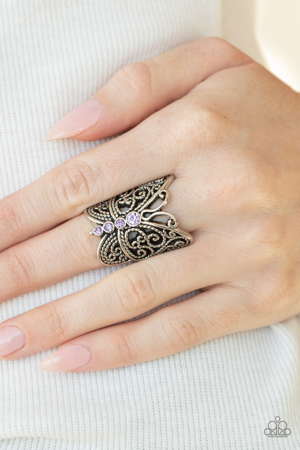 Paparazzi ♥ Butterfly Bling - Purple ♥ Ring
