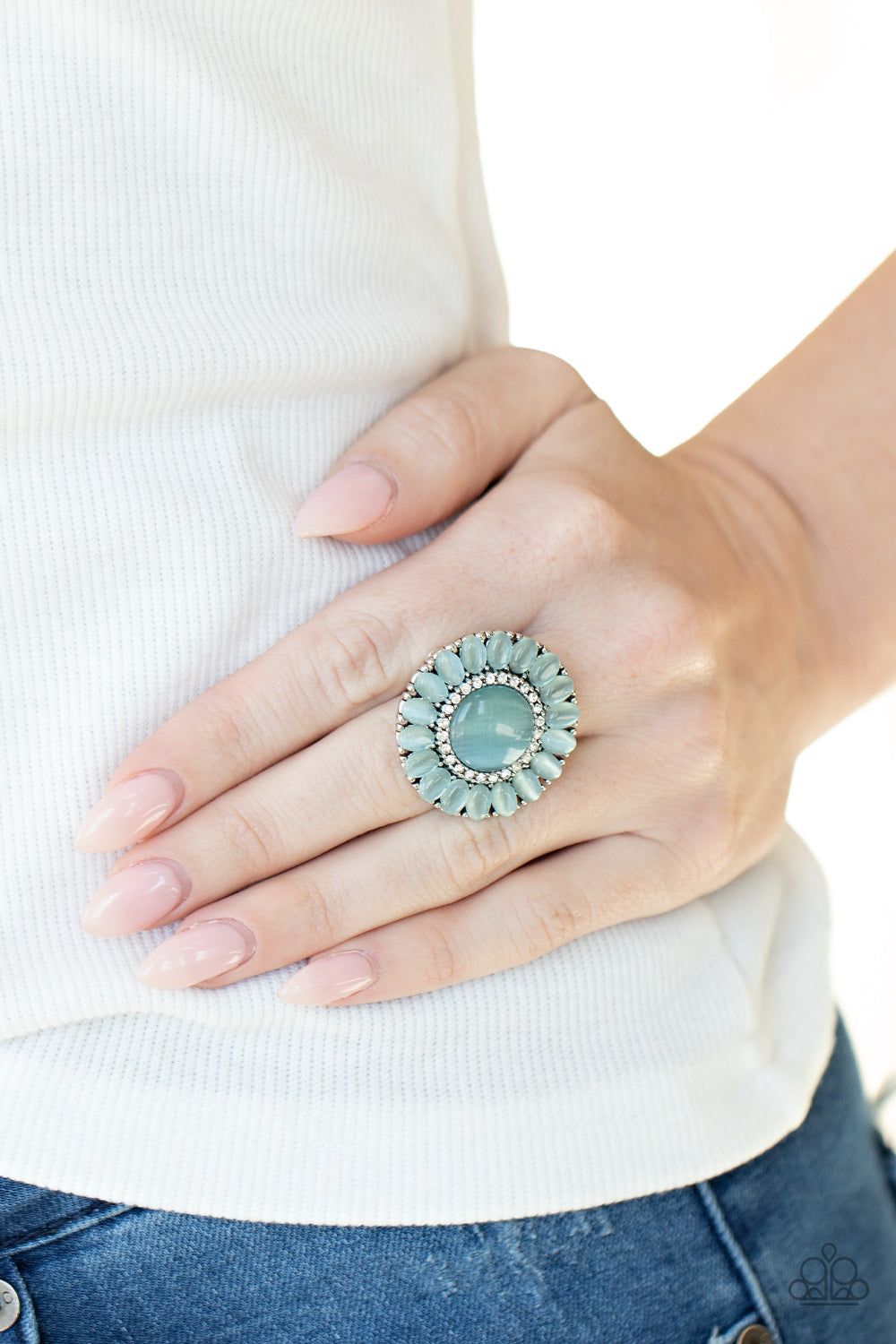 Paparazzi ♥ Elegantly Eden - Blue ♥ Ring