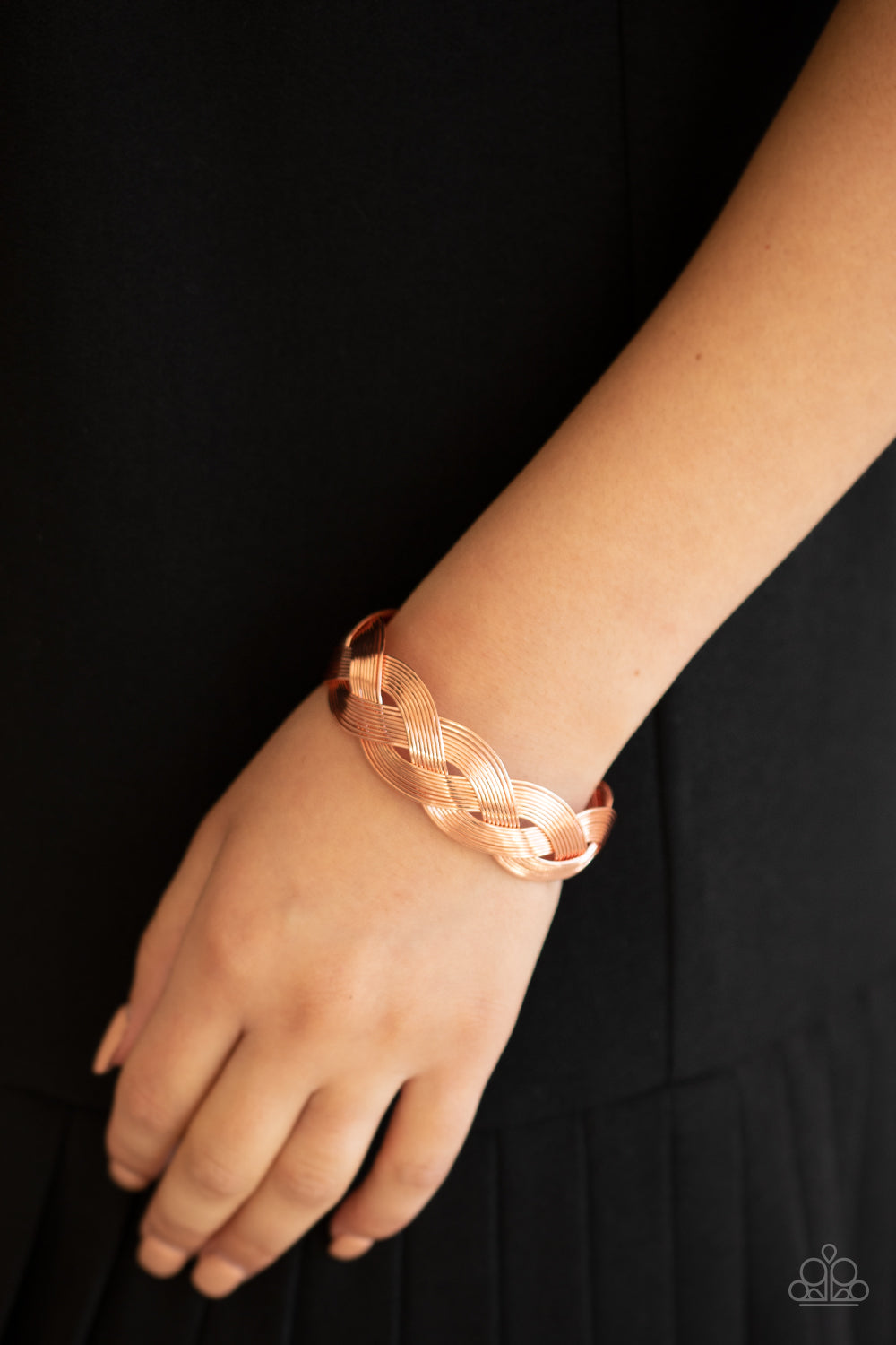 Paparazzi ♥ Woven Wonder - Copper ♥ Bracelet