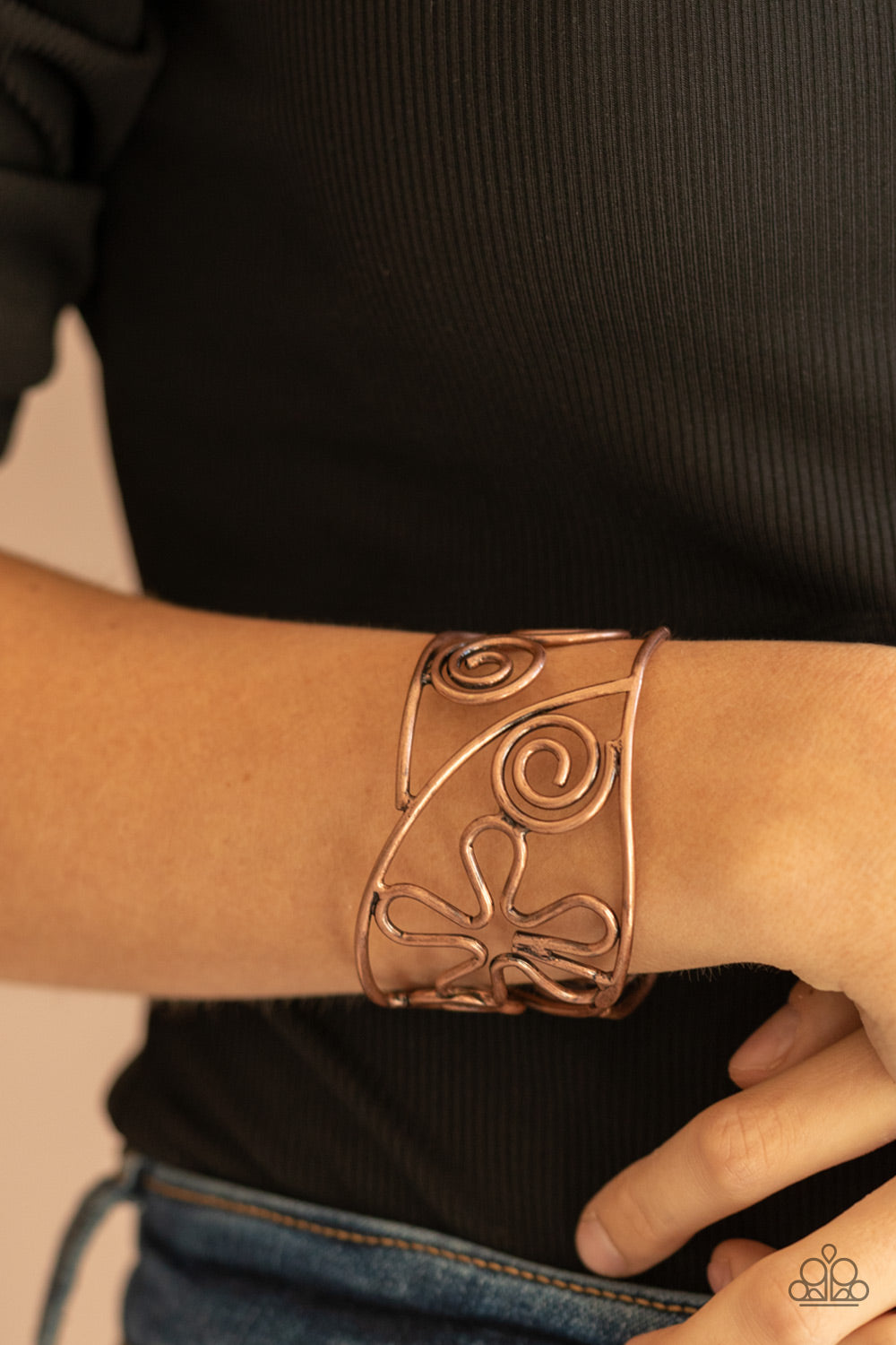 Paparazzi ♥ Groovy Sensations - Copper ♥ Bracelet