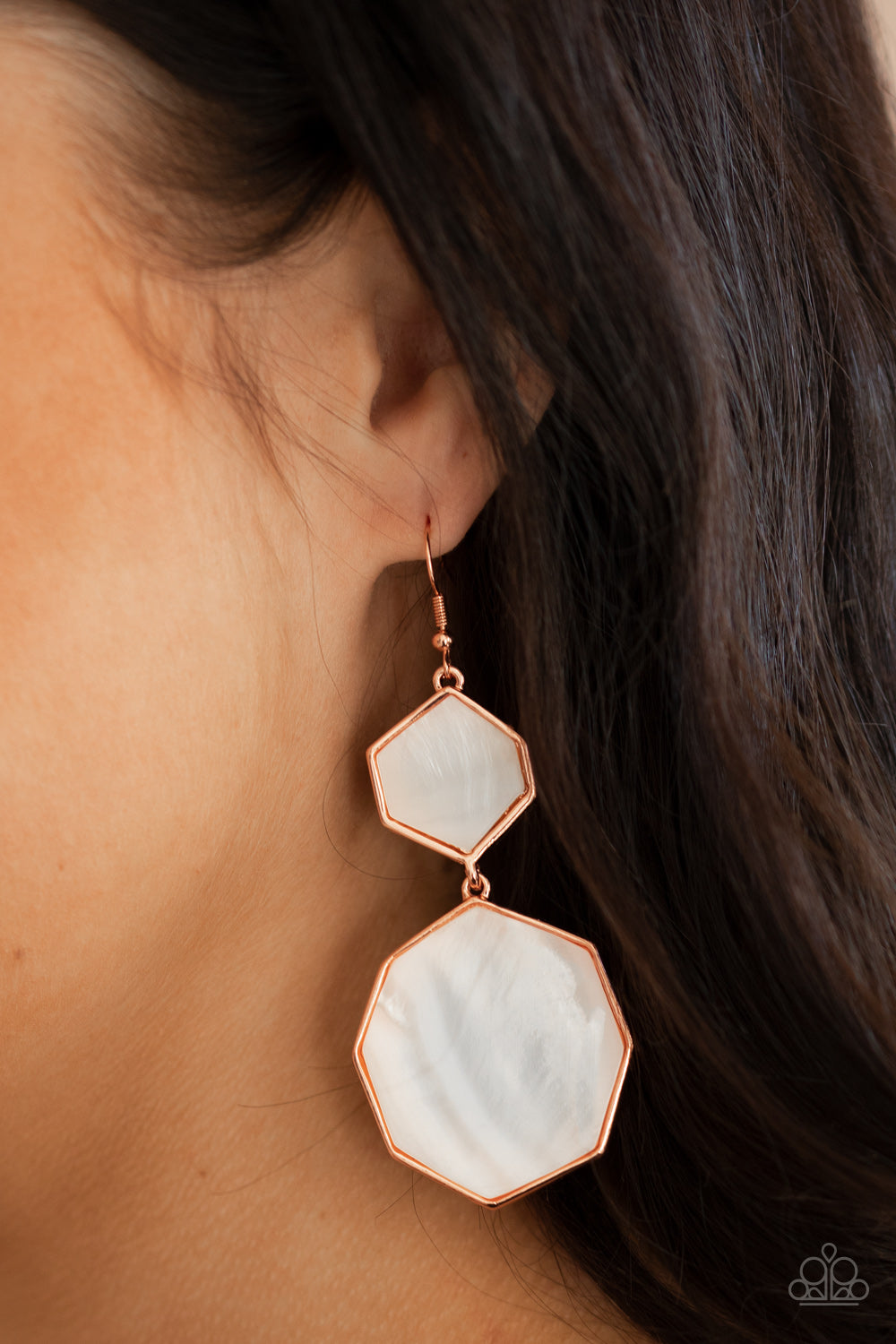 Paparazzi ♥ Vacation Glow - Copper ♥ Earrings