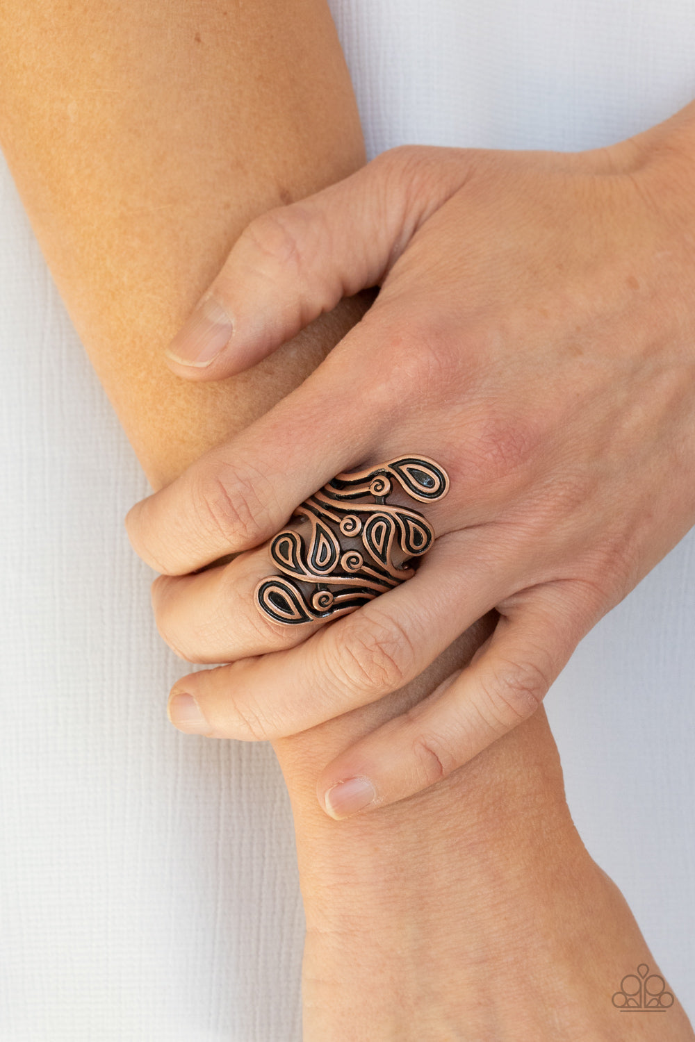 Paparazzi ♥ FRILL In The Blank - Copper ♥ Ring